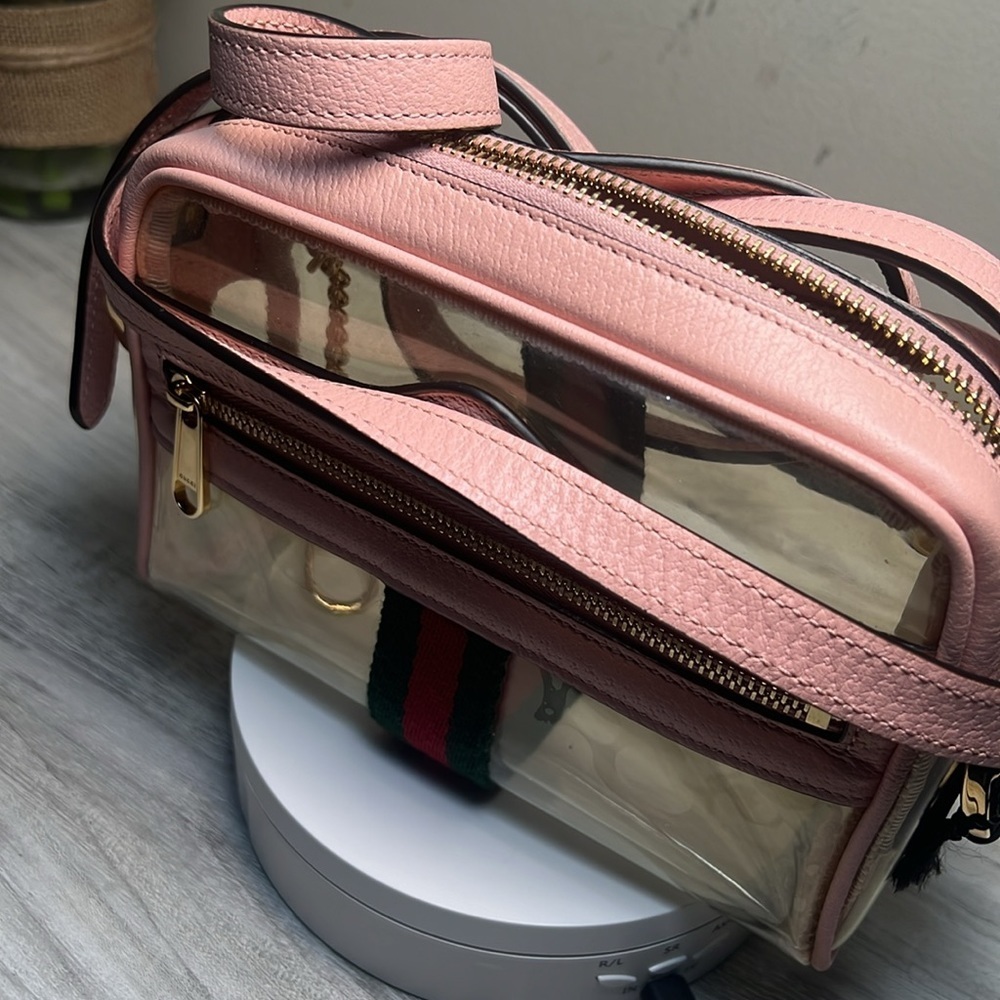 RARE GUCCI Ophidia mini transparent bag - Picture 16 of 17